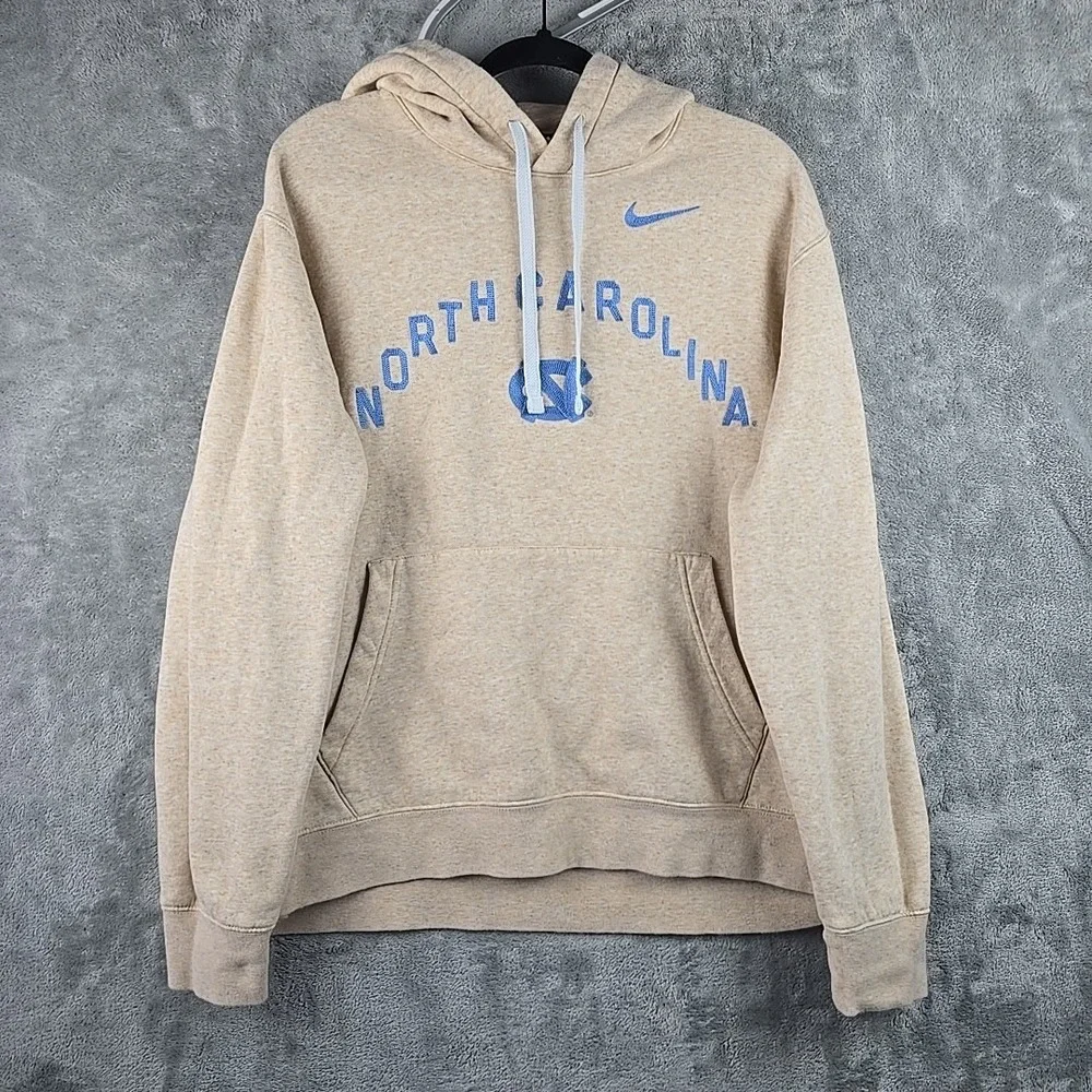 Nike North Carolina Tar Heels Hoodie Womens XL Brown Club Fleece Pullover